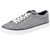 Tommy Hilfiger Baskets Vulcanisées Homme Core Chambray Basses, Bleu (Desert Sky), 41