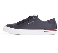 Tommy Hilfiger Baskets Vulcanisées Homme Core Corporate Leather Basses, Bleu (Desert Sky), 43