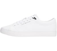 Tommy Hilfiger Baskets Vulcanisées Homme Core Low en Cuir, Blanc (White), 45