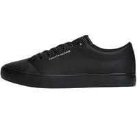 Tommy Hilfiger Baskets Vulcanisées Homme Core Low en Cuir, Noir (Black), 44