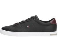 Tommy Hilfiger Baskets Essential – détail cuir, semelle vulcanisée – Noir Taille 42 Homme