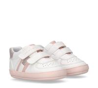 Tommy Hilfiger Bébé Fille Kiki Chaussure Baby, Blanc/Rose, 17 EU