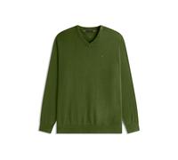Tommy Hilfiger Pull BT-Essential en Coton à col en V - B MW0MW43012 - Vert - Taille 3XL_Plus, Vert (pin de Montagne), 3XL Grande Taille