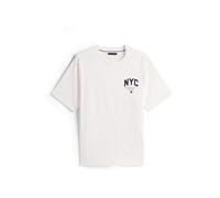 Tommy Hilfiger Big & Tall T-Shirt 'NYC' crème / noir, Taille XXL