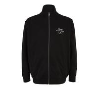 Tommy Hilfiger Big & Tall Veste de survêtement noir / blanc, Taille XXL