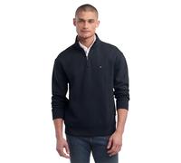 Tommy Hilfiger Bill Sweat zippé 1/4, Noir Profond, XX-Large Grand