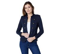 Tommy Hilfiger Veste à Bande Blazer décontracté, Sky Capt, L Femme