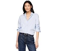 Tommy Hilfiger Blouse Femme Regular Shirt Coton, Bleu (Breezy Blue), 48