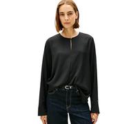 Tommy Hilfiger Blouse Femme Relaxed à Ouverture Goutte D’Eau, Noir (Black), 40