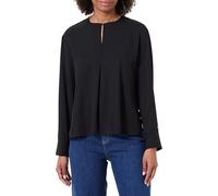 Tommy Hilfiger Blouse Femme Relaxed à Ouverture Goutte D’Eau, Noir (Black), 44