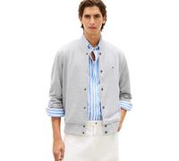 Tommy Hilfiger Blouson aviateur Essential Terry MW0MW42470 pour homme, gris, XXL