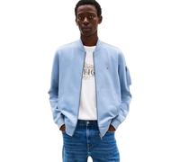 Tommy Hilfiger Bomber Homme Essential avec Fermeture Éclair, Bleu (Brisk Blue), L
