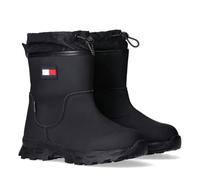 TOMMY HILFIGER boots in faux leather and nylon, for boys and girls, Roger, Noir, 38