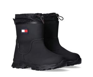 TOMMY HILFIGER boots in faux leather and nylon, for boys and girls, Roger, Noir, 38