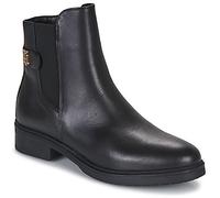 Tommy Hilfiger Boots TH LEATHER FLAT BOOT in Noir 41