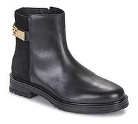 Tommy Hilfiger Boots TH LOGO LEATHER MIX CHELSEA in Noir 39