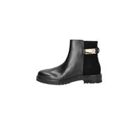 Boots femmes Tommy Hilfiger TH LOGO LEATHER MIX CHELSEA Noir 37