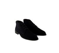 Tommy Hilfiger Bottes Basses Homme Suede à Lacets, Bleu (Desert Sky), 40