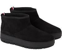 Tommy Hilfiger Bottes de neige Cool Suede Fw0fw07662 basses pour femme, Black, 37 EU