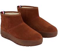 Tommy Hilfiger Bottes de neige Cool Suede Fw0fw07662 basses pour femme, Marron Cognac naturel, 38 EU