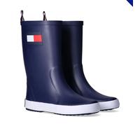 TOMMY HILFIGER Bottes en caoutchouc 'RUDY' bleu / rouge cerise / blanc, Taille 32