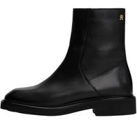 Tommy Hilfiger Bottes Mid Boot Femme Square Toe à Bout Carré, Noir (Black), 39