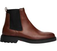 Tommy Hilfiger Bottines Chelsea Homme Comfort Cuir, Marron (Winter Cognac), 43