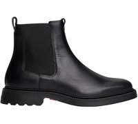 Tommy Hilfiger Bottines Chelsea Homme Comfort Cuir, Noir (Black), 45