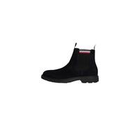 Tommy Hilfiger Bottines Chelsea Homme en Daim, Bleu (Desert Sky), 41