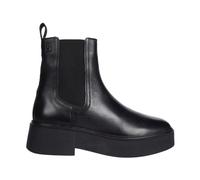 Tommy Hilfiger - Bottines Chelsea Logotape - Femme - Chaussures - Noir - Taille: 37 EU