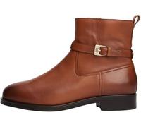Tommy Hilfiger Bottines Femme Buckle Riding Cuir, Marron (Cinnamon Bark), 40
