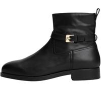 Tommy Hilfiger Bottines Buckle Riding en cuir noir Femme 38