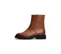 Tommy Hilfiger Bottes Mid Boot Femme Square Toe à Bout Carré, Marron (Winter Cognac), 38
