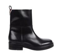 Tommy Hilfiger - Bottines Noires à Talon Compensé - Femme - Chaussures - Noir - Taille: 38 EU