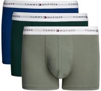 Tommy Hilfiger Boxers Caleçons Homme Lot de 3 Coton avec Stretch, Multicolore (Hunter/Stonewash GR/des Sky), S