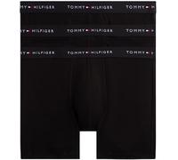 Tommy Hilfiger Boxers Longs Lot de 3 Homme avec Ceinture à Motif Logo, Noir (Black/Black/Black), L