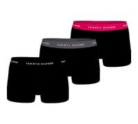 Tommy Hilfiger Boxers Lot de 3 Homme avec Ceinture à Motif Logo, Multicolore (Blck/DRK Ash/Viv PNK), S-M