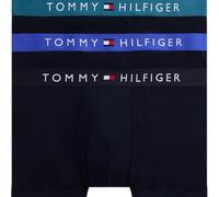 Tommy Hilfiger Boxers Lot de 3 Homme avec Ceinture à Motif Logo, Multicolore (D Sky/Fmy Ocn/Nob Blu), S
