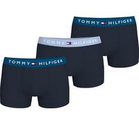 Tommy Hilfiger Boxers Lot de 3 Homme avec Ceinture à Motif Logo, Multicolore (DP Indgo/Brzzy Blu/Blu HTH), S