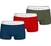 Tommy Hilfiger Boxers Lot de 3 Homme avec Ceinture à Motif Logo, Multicolore (DP Indgo/PRM RD/Utlty OLV), XL