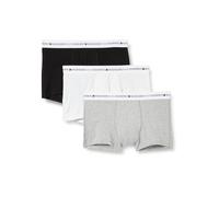 Tommy Hilfiger Boxers Lot de 3 Homme avec Ceinture à Motif Logo, Multicolore (Grey Heather/Black/White), XL