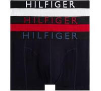 Tommy Hilfiger Boxers Lot de 3 Homme avec Ceinture à Motif Logo, Multicolore (Med Red/Th Whte/des Sky), XS