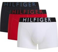 Tommy Hilfiger Boxers Lot de 3 Homme avec Ceinture à Motif Logo, Multicolore (Med Red/Th Whte/des Sky), S