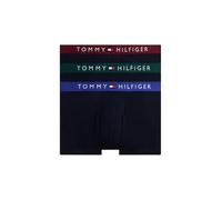 Tommy Hilfiger Boxers Lot de 3 Homme avec Ceinture à Motif Logo, Multicolore (Orn GRN/DP RGE/WDG Blu), S