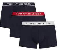 Tommy Hilfiger Boxers Lot de 3 Homme avec Ceinture à Motif Logo, Multicolore (Th WHT/Med Red/Dsrt Sky), XL