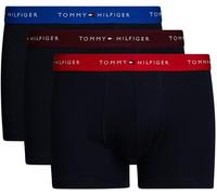 Tommy Hilfiger Boxers Lot de 3 Homme avec Ceinture à Motif Logo, Noir (Bright Blue/Deep Crim/Deep Rouge), S