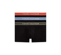 Tommy Hilfiger 3P Trunk WB UM03881 Boxer pour Homme Gris (BRK Blu/Trra RD/Arm GRN), XL