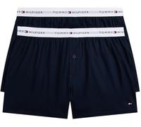 Tommy Hilfiger Boxershorts Lot de 2 Homme Woven Boxer Coton, Bleu (Desert Sky/Desert Sky), XL