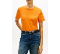 Tommy Hilfiger Boxy Interlock Ss T-shirt Orange Flash Taille: L | Chemises Outlet | Femme | Orange