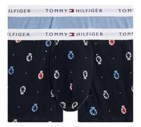Tommy Hilfiger Boys 2-pack Trunk Print Crest Aop/brisk Blue Taille: 12-14 | Sous-vêtements Outlet | kids | Bleu